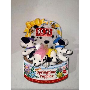 Vintage 1996 101 Dalmatians Springtime Puppies